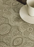 Heritage Lace Duet Table Runner, 13" x 72", Flax...