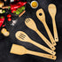Bamboo Cooking Utensils - Bamboo Kitchen Utensils Wood Spoons For Cooking Bamboo Spoons For Cooking Wooden Spoon Set...
