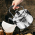 Alipis Stovetop Tea Kettle, 4L Stainless Steel Whistling Water Kettle with Cool Handle, Stove Top Household Water Boiler Water Pot for Home, Kitch...