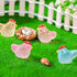 30PCS Luminous Mini Resin Chicken Glow in The Dark Tiny Chicken Figurines Animals Decoration Micro Garden Landscape Aquarium Dollhouse Ornament Ac...
