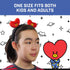 BT21 LINE FRIENDS Women's Headband, 3D Plush Hair Band for Adults, Cute Fashion Accessories, TATA, One Size...