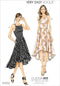 Vogue Patterns Misses' Princess Seam High-Low Dresses with Pockets, 6-8-10-12-14, Red...