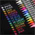 Dyvicl Metallic Marker Pens, Metallic Paint Markers Medium Tip Paint Pens for Rock Painting, Black Paper, Card Making, Scrapbooking Crafts, DIY Ph...