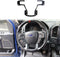 Steering Wheel Moulding Carbon Fiber Cover Trims Kit for 2015 2016 2017 2018 2019 Ford F150 & 2017 2018 2019 F250 F350 Super Duty Accessories (Car...
