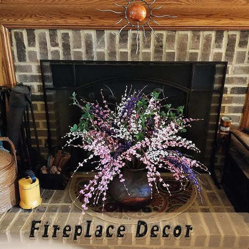 5pcs 29.5" Faux Jasmine Artificial Flowers Tall White Floral Branches for Home Wedding Vase Filler Party DIY Decoration...