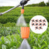 10 Pack 1/2 inch Garden Irrigation Sprinklers Head, Five Head Misting Spray Nozzle, 360° Micro Drip Irrigation Parts for Patio, Lawn, Micro Irriga...