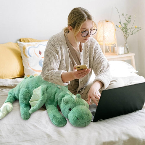 Pterosaur Stuffed Animal with Wings - Cute Soft Dinosaurs Plush Toys Little Flying Dragon Plushies Pillow Doll Christmas Birthday Gifts for Kids B...