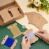 PH PandaHall 80pcs Ribbon Storage Organizer 3x4 Inch Ribbon Holder Flat Spool Bobbin Yarn Bobbin Kraft Floss Bobbins Card Thread Holder Sewing Sto...
