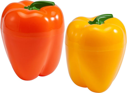 Hutzler Yellow Pepper Saver and Orange Pepper Saver Set...