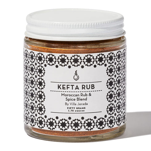 Villa Jerada, Moroccan Kefta Rub & Spice Seasoning Mix Blend, Use on Eggs, Shakshuka, Kofta, Braises & Grills, 1.76 oz (Pack of 1) (KEFTA RUB - 1 ...