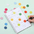 Mr. Pen- Transparent Sticky Notes, 560 Pcs, Assorted Colors, Round Translucent Sticky Notes, Sticky Note Tabs, See Through Sticky Notes Transparen...