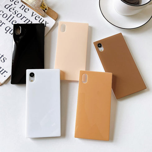 Cocomii Rectangle Case Compatible with iPhone XR - Luxury, Slim, Glossy, Solid Color, Timeless Neutrals, Easy to Hold, Anti-Scratch, Shockproof - ...