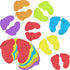 Outus 48 Pieces Feet Carpet Markers Foot Shaped Carpet Kids Spots for Classroom Carpet Markers Teacher Supplies for Classroom Rug Student (Classic...
