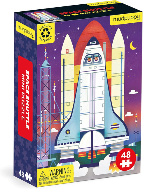 Mudpuppy Space Shuttle 48 Piece Mini Puzzle...