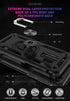 Androgate for Samsung Galaxy S9 Case with HD Screen Protectors, Military-Grade Metal Ring Holder Kickstand 15ft Drop Tested Shockproof Cover Case ...