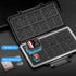 36 Slots Memory Card Case Water-Resistant Anti-Shock Memory Card Wallet for 24 Micro SD SDXC SDHC TF Cards and 12 SD SDXC SDHC Cards...