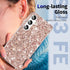 S23 FE Glitter Case for Samsung Galaxy S23 FE 5G Phone Case for Women Girls, Slim Ultra Thin Matte Back Shockproof Protective Cover for Samsung S2...