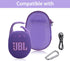 co2CREA Hard Carrying Case Replacement for JBL Clip 5 Waterproof Portable Wireless Portable Mini Bluetooth Speaker (Purple Case)...