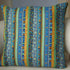 TAOSON Blue Stripe Bohemian Style Antique Cotton Blend Linen Sofa Throw Pillowcase Cushion Cover Pillow Cover with Hidden Zipper Closure Only Cove...