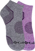 Columbia 2-Pack Low Cut Walking Socks Bright Plum/Grey 4-10 Women's Shoe...