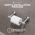 Day Moon™ Brushed Nickel Toilet Paper Holder - Toilet Paper Holder Wall Mount - Modern Toilet Paper Roll Holder, Toilet Paper Holder Brushed Nicke...