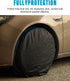 4 Pack Tire Covers,Waterproof Wheel Tire Covers,Car Accessories Tire Protectors,Universal Tire Wheel Protector for RV Trailer Camper Truck Jeep SU...