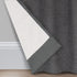 ECLIPSE Canova Blackout Thermaback Window Valance Curtains for Kitchen or Bathroom, 42 in x 21 in, Charcoal...