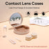 FEISEDY Contact Lens Case, Fashion Portable Contacts Lens Box with Mirror Tweezers Remover Tool Solution Bottle for Travel B0072...