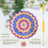 ITEFDTUTNE Metal Wind Spinners, Mandala Stainless Steel 3D Hanging Wind Spinners, 12 inch Laser Cut Wind Sculptures for Women Gift, Indoor/Outdoor...