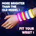 8 PCS LED Glow Bracelets, Light Up Wristbands - Glow in The Dark Party Bracelets Favors Supplies for Christmas, Concerts, Festivals, Game Prizes, ...