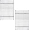 USA Pan Oven Safe Nonstick Baking and Cooling Rack, Quarter Sheet, Aluminized Steel...
