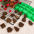 Christmas Shape Baking Mold Candy Mold Chocolate Molds including Christmas Tree Santa Head, Ideal for Christmas Party Home Baking DIY Crafts & Nov...