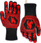 Oven Gloves Grill Gloves, 1472? Heat Proof Non-Slip Grill Oven Gloves with Fingers, Men & Women BBQ Accessories for Cooking, Barbecuing, Baking, K...