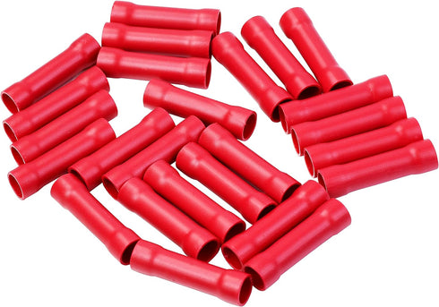 Conext Link BCV8-25 Vinyl Butt Connector 25 Pack (Red 8 Gauge) ?17077?...