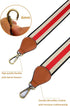 Purse Straps Replacement Crossbody with Brass Hardware 1-1/2 Inch Black Red Offwhite Adjustable Shoulder Guitar Strap for Handbag...