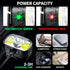 Type-C Rechargeable Red Headlamp (2 Pack), 1200 Lumen 14 Modes Bright White Light Head Lamp with Motion Sensor, IPX4 Waterproof Adjustable Strap H...