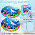 22.8 inch Jumbo Floor Puzzle for Kids Under The Sea Large Floor Puzzle Underwater World Round Puzzles for Toddler Children 4-6 Years Ocean Theme D...