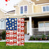 4th of July Patriotic Garden Flag Memorial Day Donuts Garden Flags 12x18 Inch Double Sided Burlap Summer Ice Cream House FLags for Independence Da...