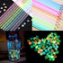 1260 Sheets Luminous Origami Star Paper Strip with 6 Patterns Glow in Dark Folding Stars Paper Lucky Stars Paper for DIY Handmade Crafts Paper Sta...