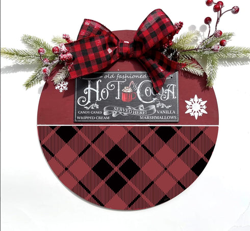 Alinacutle Plaid Block Silkscreen Stencil,Reusable Self-Adhesive Silk Screen Printing, for Printing on Wood/Fabric/Paper, Home Decoration, Christm...