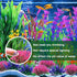 Fish Tank Decorations Plants, 20pcs Aquarium Decorations Plants Plastic, Fish Tank Accessories, Fish Cave and Hideout Ornaments, Aquarium Decor...