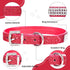 Apasiri Rhinestone Dog Collar for Small Dogs, Red Leather Dog Collar, Cute Dog Collar, Bling Dog Collars for Medium Dogs, Diamond Dog Collar Cat C...