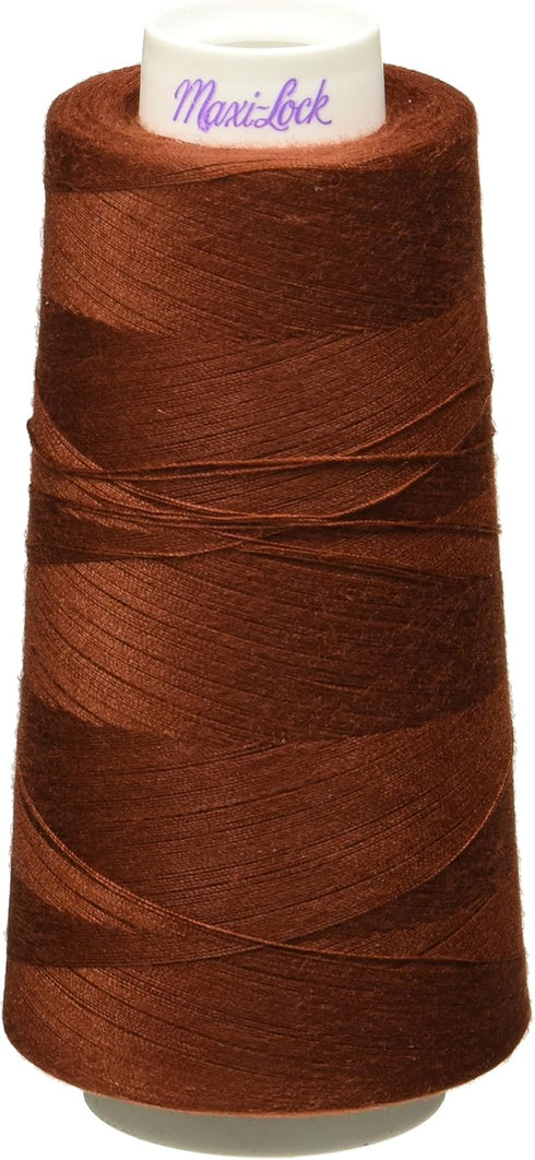 American & Efird 51-44846 Maxi-Lock Cone Thread, 3000-Yard, Cinnamon...