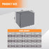 Dog Crate Cover for Wire Cages 30 Inch Indoor Breathable Polyester Pet Kennel Cover Machine Wash & Dry (Cover Only)...