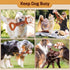 Large Squeaky Dog Toys, Interactive Plush Toys for Tug of War, Crinkle Dog Toy Suitable for Small, Medium and Big Dog Breeds (Monkey)...
