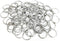 Loose Leaf Binder Rings 1-Inch?100 Pack? Office Metal Book Rings, Nickel Plated Steel Key Rings for School?Sliver...