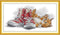 Bilrost Luxury 14ct Floral Cross Stitch Kit for Enthusiasts: Premium DIY Embroidery for Elegant Home Decor & Gifts-Kitten 15.75 x 8.27 inch...