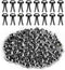 HILELIFE 300 Pieces Brads for Paper Crafts, Premium Mini Brads Paper Fasteners for Crafts Brass Fasteners for Kids Craft (Black)...