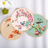 Santune 3 Pack Embroidery Kits for Adults Cross Stitch Kits for Beginners Hand Embroidery with Bird Patterns and Instructions Hobby Kits for Adult...