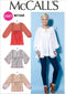 McCall's Patterns M7325 Misses' Gathered Tops & Tunic, ZZ (Large-X-Large-XX-Large)...